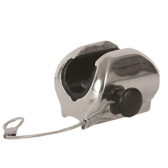 TACO Marine, ball and socket, F13-0242, Concave Deck Hinge with Pin & Lanyard, render