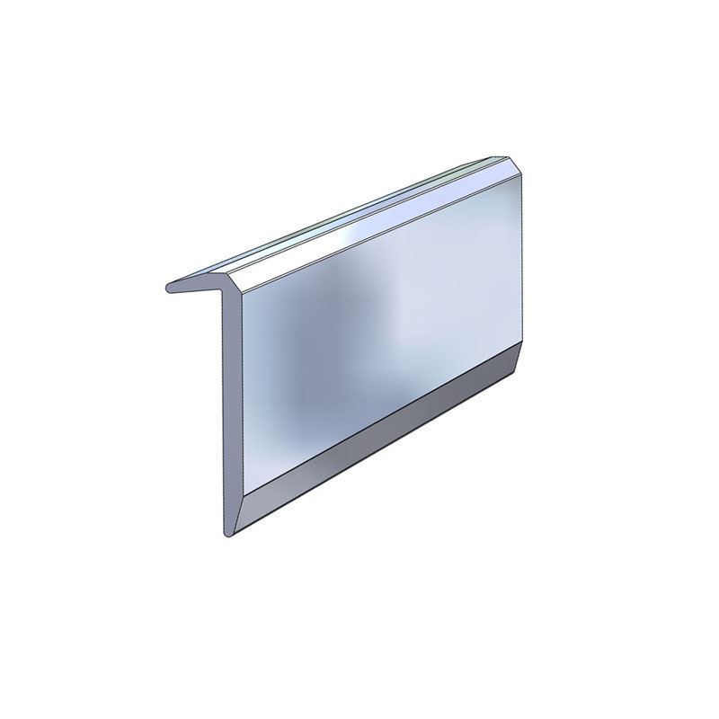 TACO Marine, trim and molding, aluminum molding, A50-0275, 1/4" X 13/16" ALUMINUM EDGE MOLDING, render