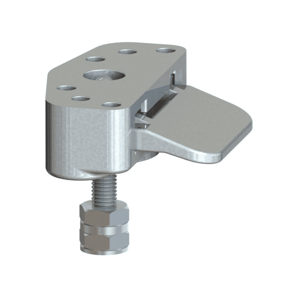 TACO Marine F16-0339POL-1 stainless steel sundeck latch, boat stainless steel latch render 1