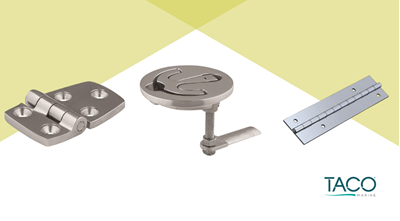 Explore TACO Marine Boat Deck Hinges & Latches