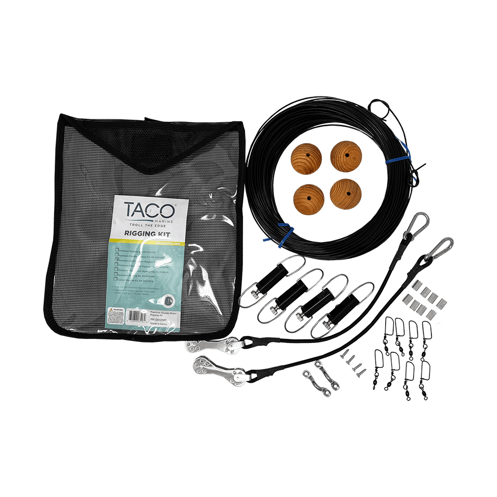 TACO Marine Premium Double Mono Rigging Kit, sport fishing rigging kit, image