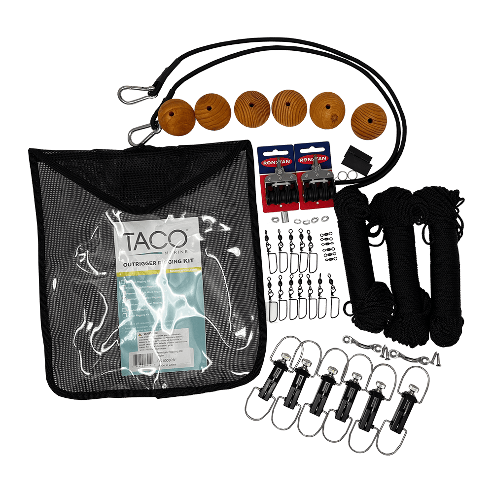 TACO Marine Premium Triple Braid Rigging Kit, sport fishing rigging kit, image