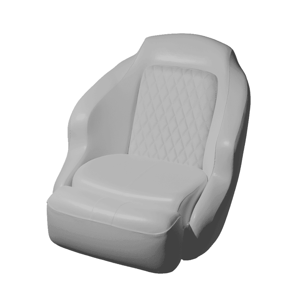 TACO Marine Anclote Bucket Seat, Premium boat bucket seat, white