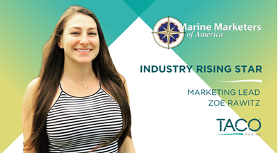 TACO Marine® Marketing Lead Zoe Rawitz Receives MMA Rising Star Award